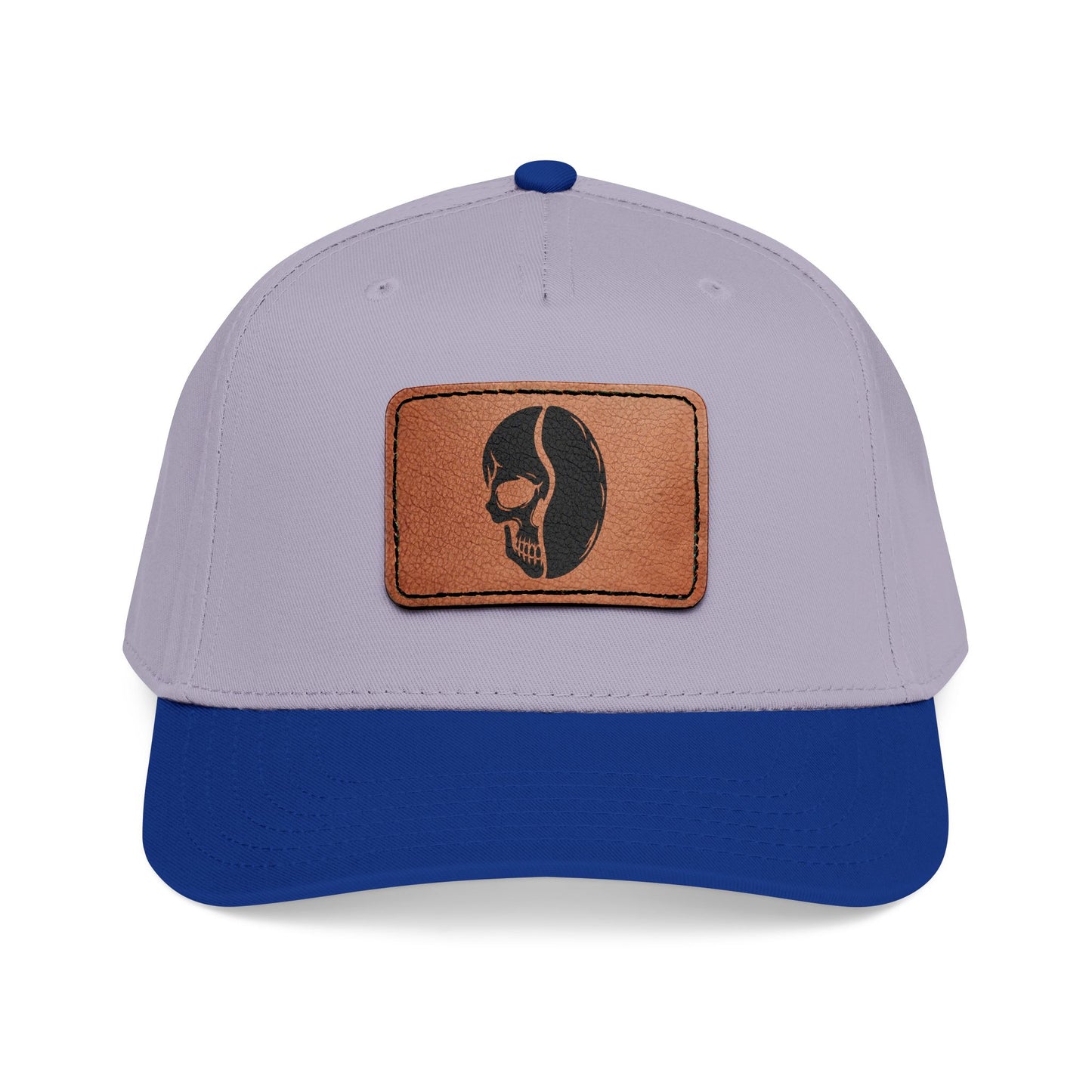 Leather Patch Cap - Skull Bean - 28 colors