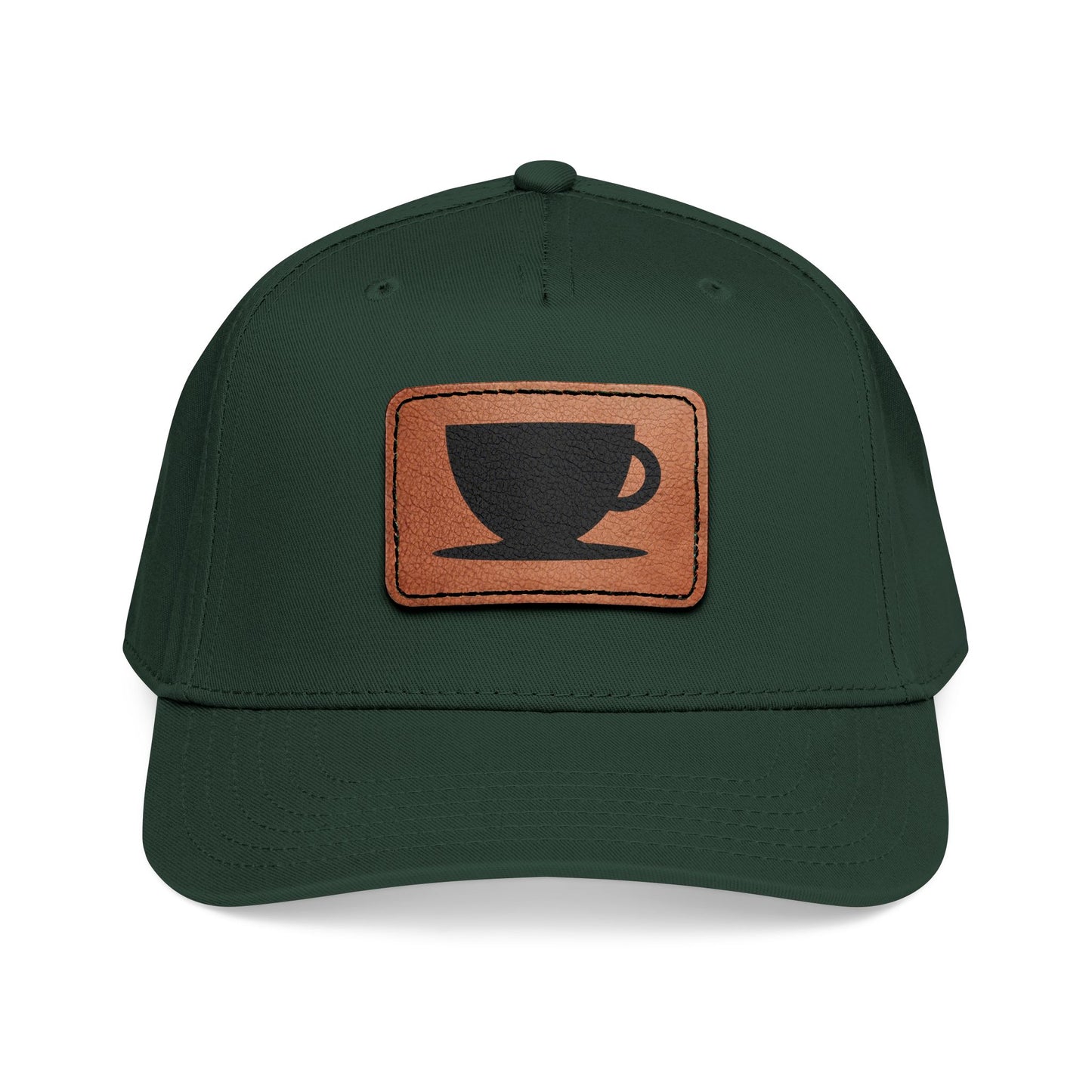 Leather Patch Cap - Cappuccino - 28 colors
