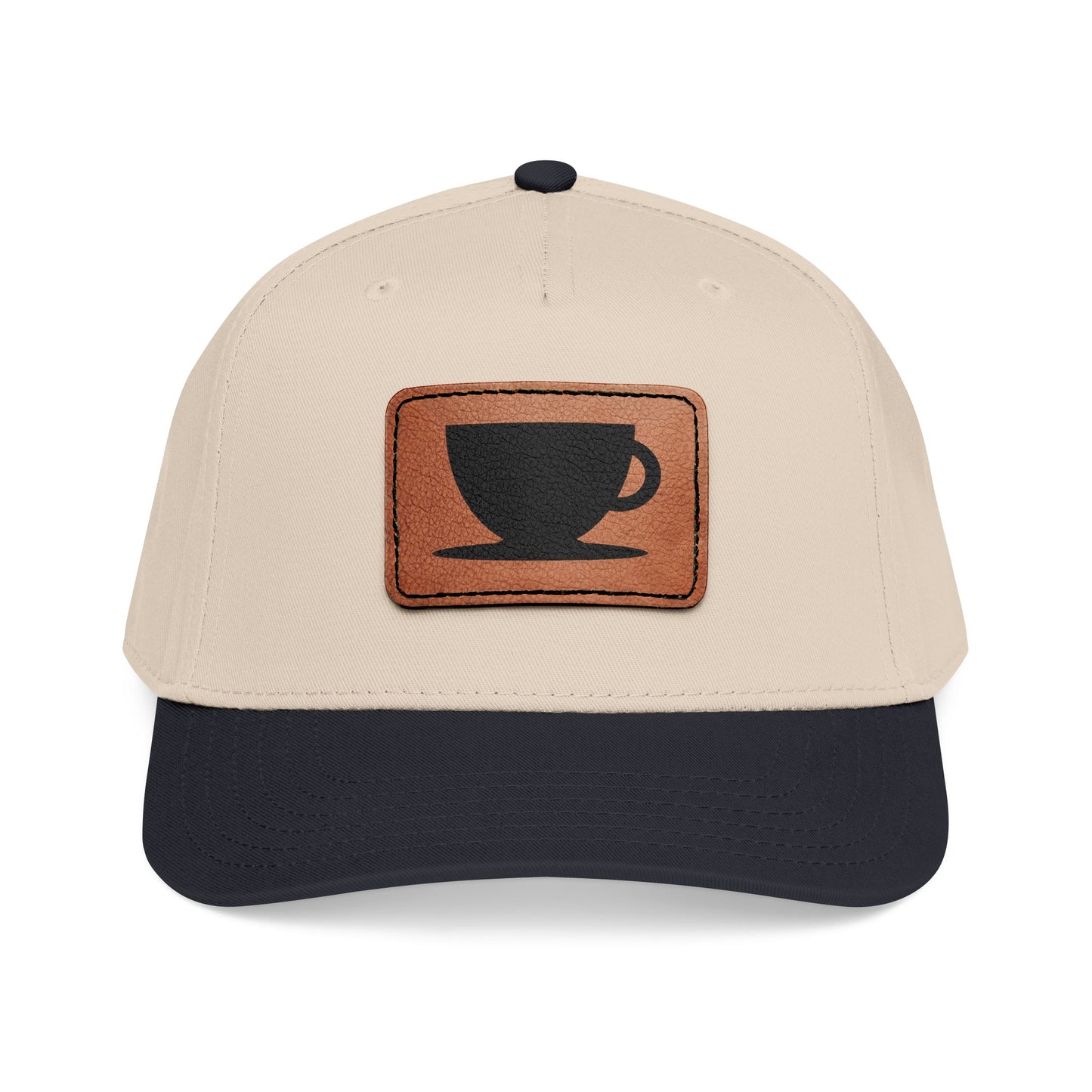 Leather Patch Cap - Cappuccino - 28 colors