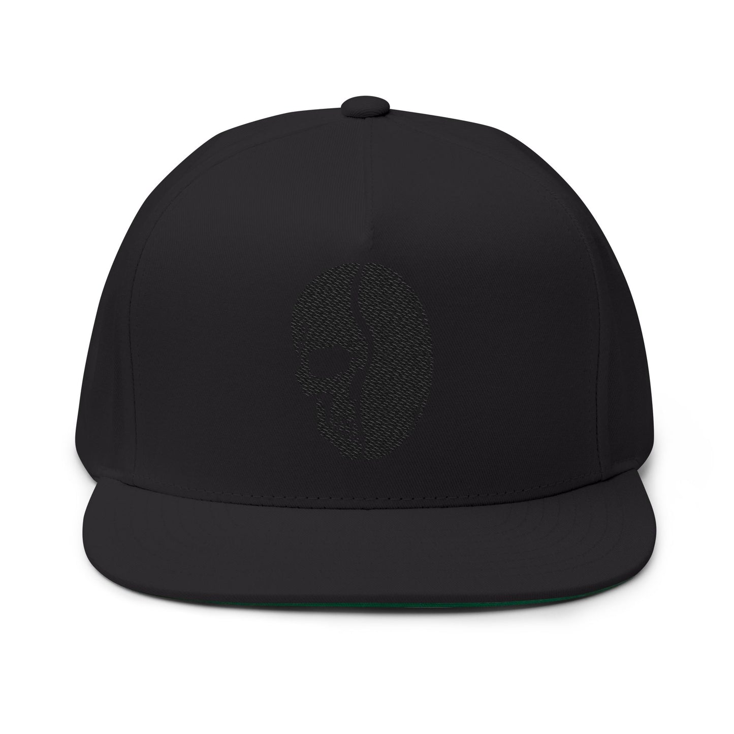 Flat Cap — Skull Coffee Bean