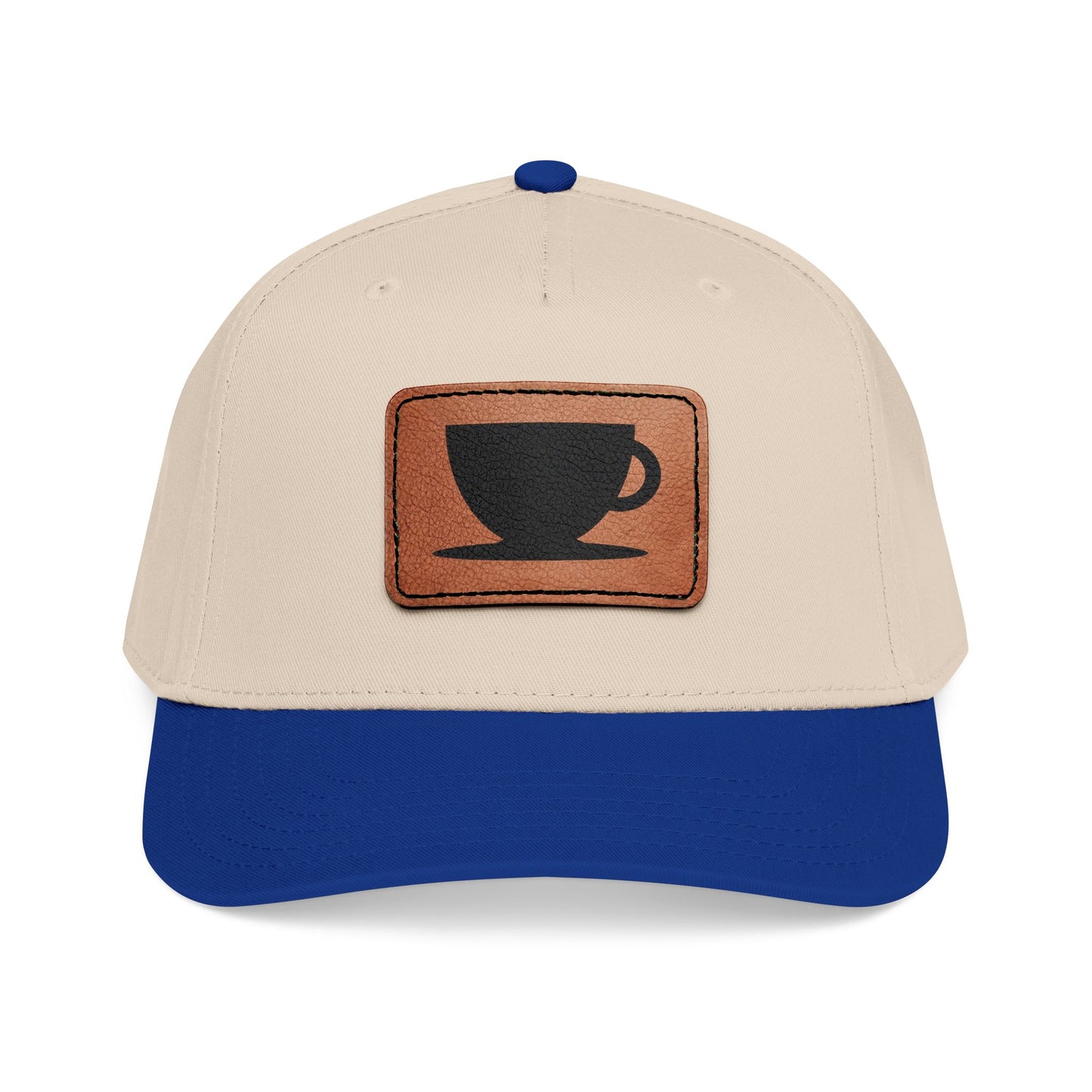 Leather Patch Cap - Cappuccino - 28 colors