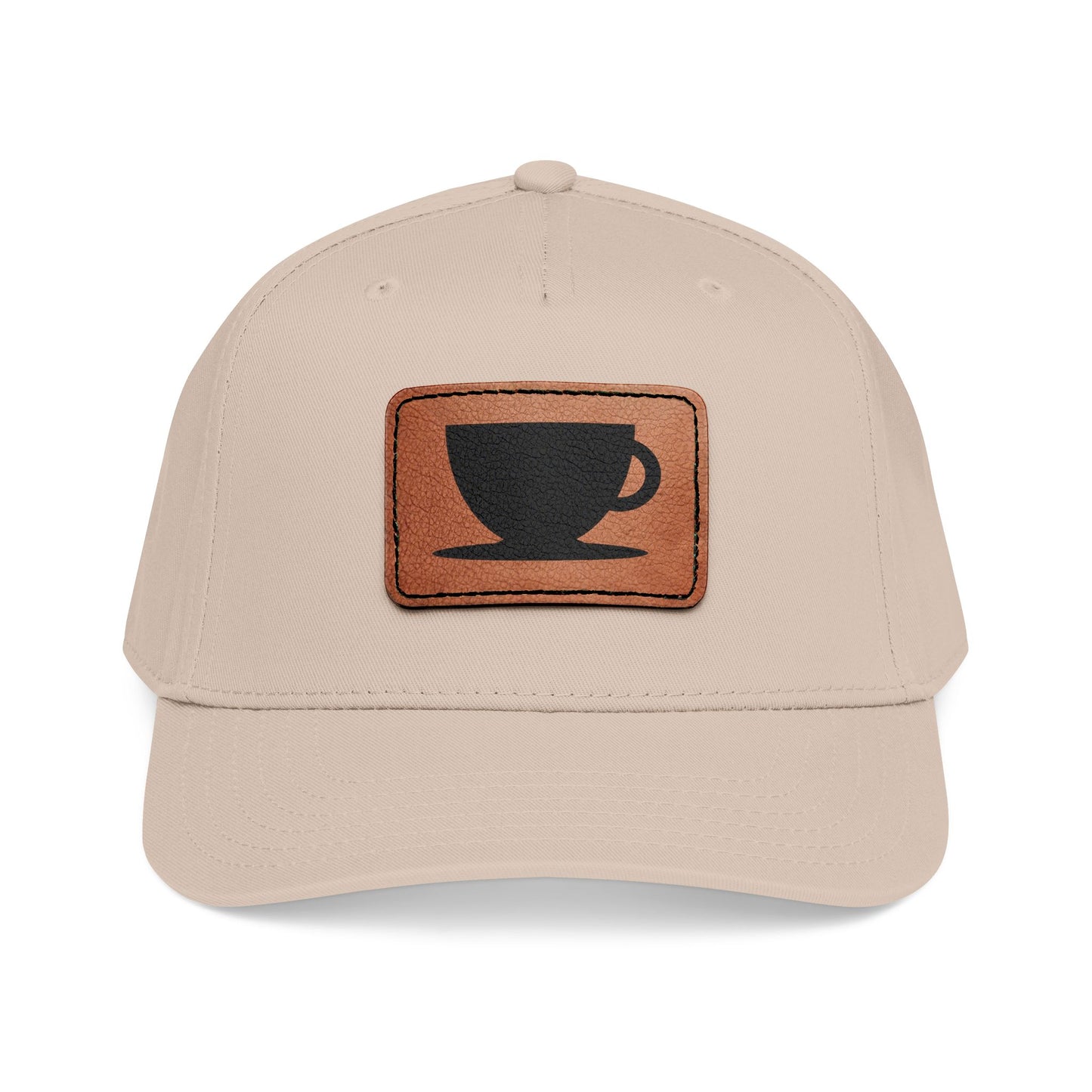 Leather Patch Cap - Cappuccino - 28 colors