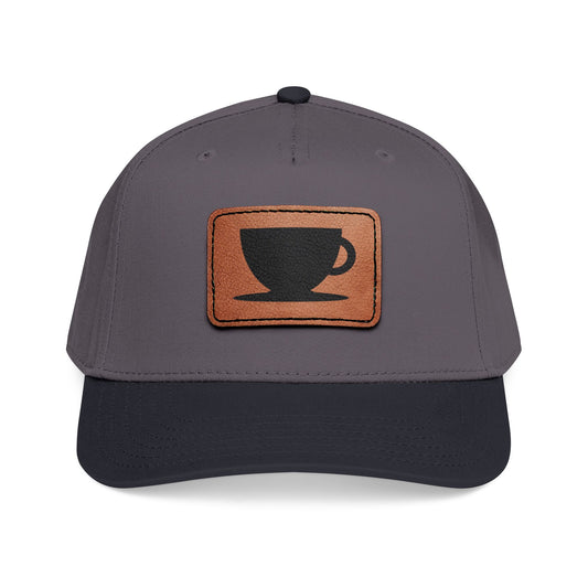 Leather Patch Cap - Cappuccino - 28 colors