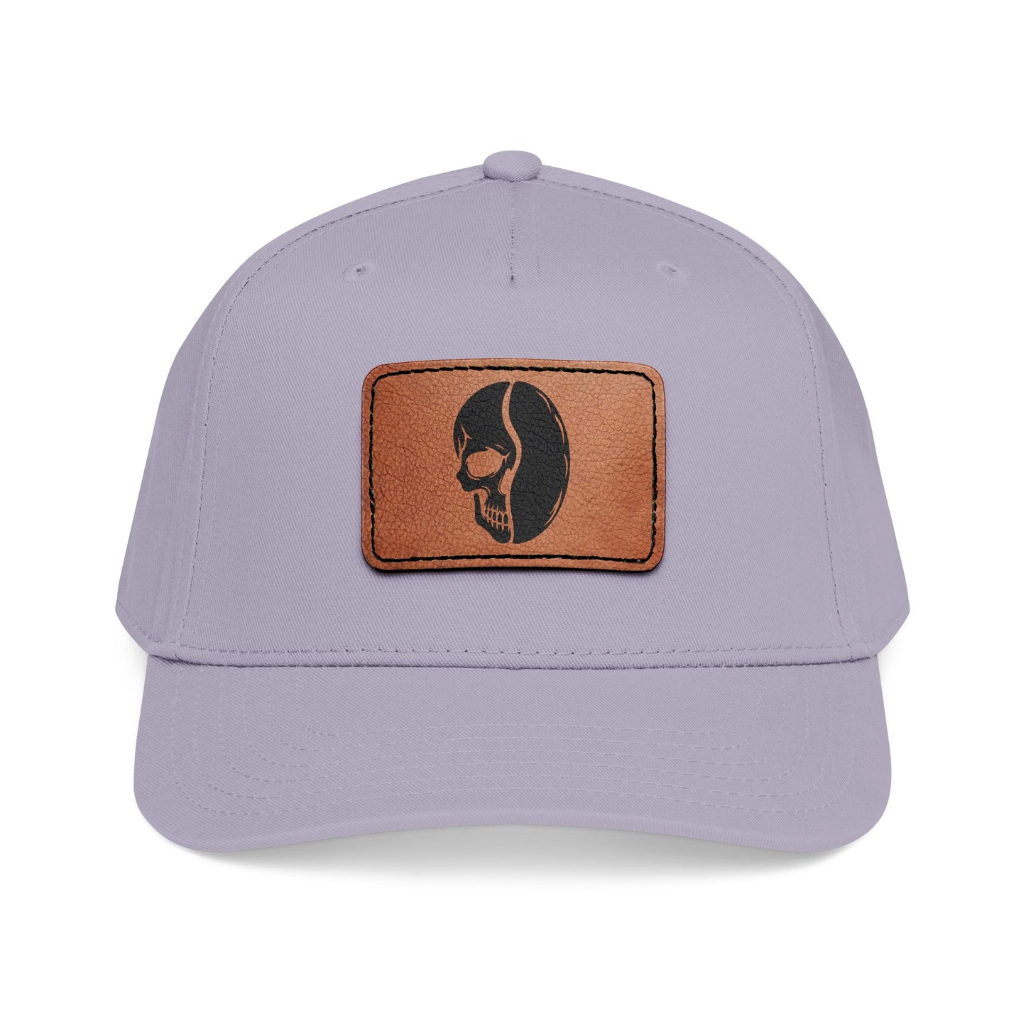 Leather Patch Cap - Skull Bean - 28 colors