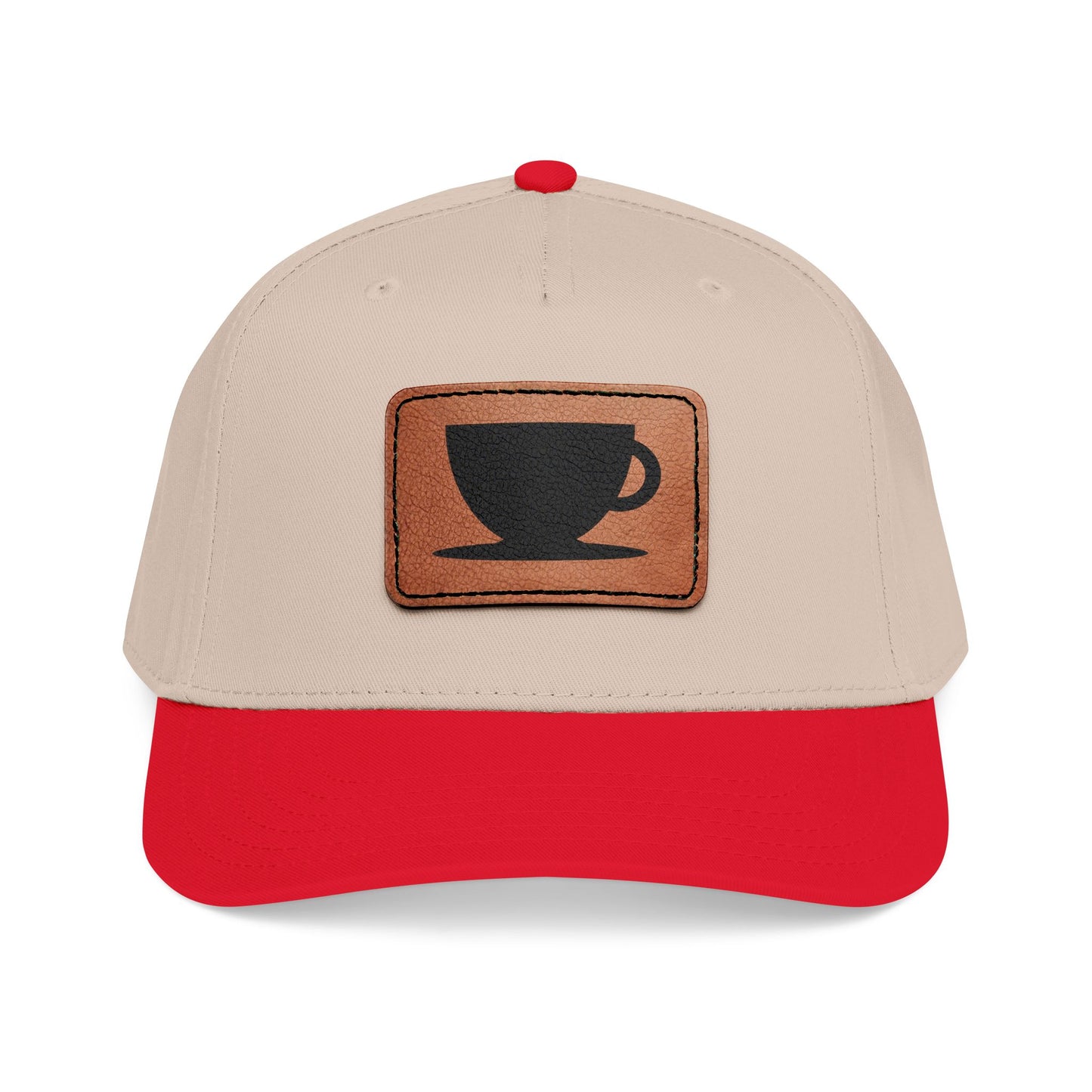 Leather Patch Cap - Cappuccino - 28 colors