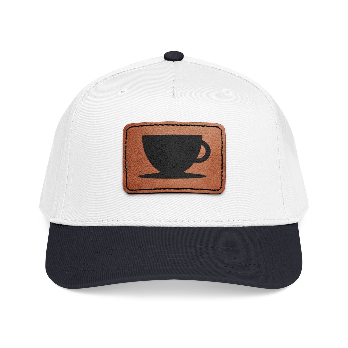 Leather Patch Cap - Cappuccino - 28 colors