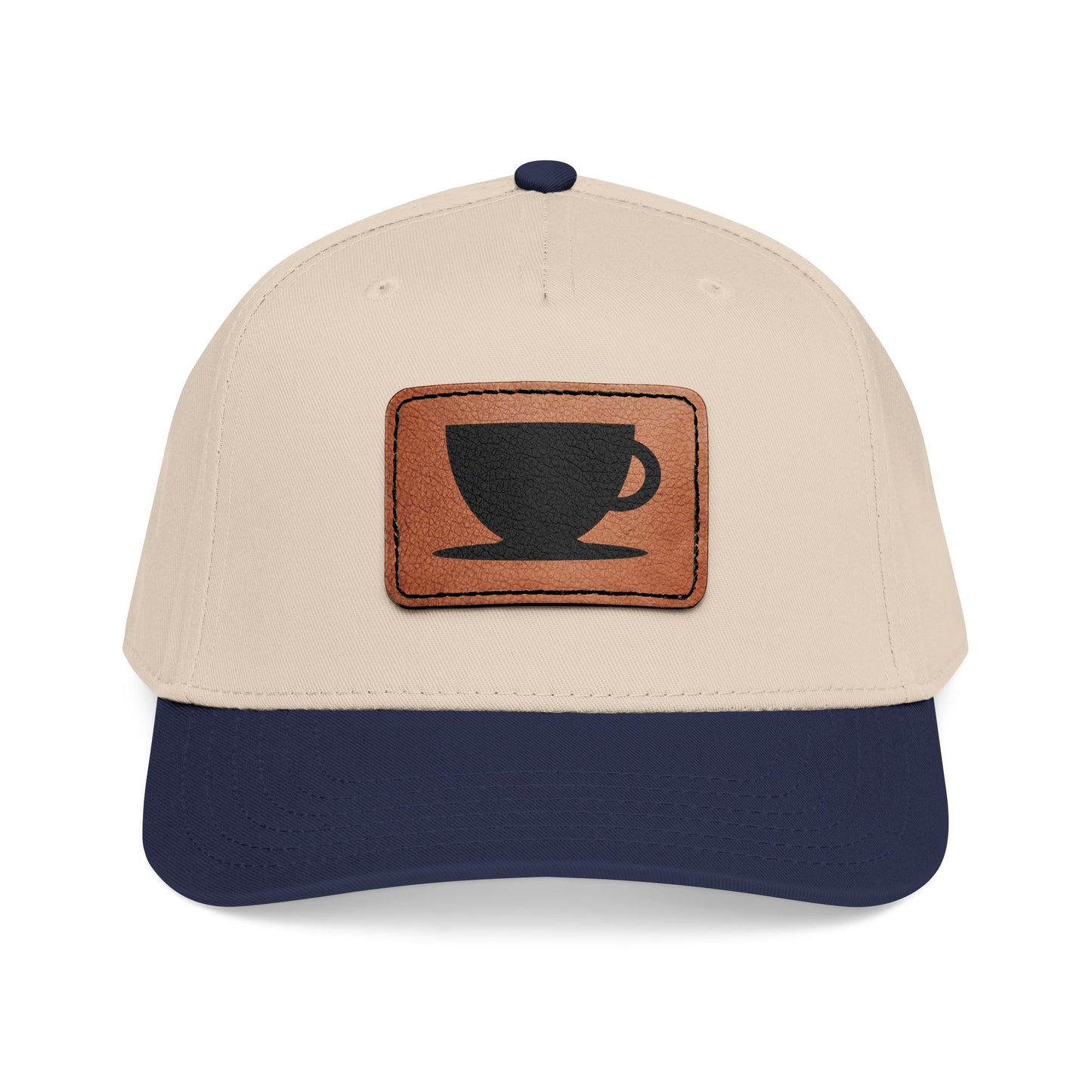 Leather Patch Cap - Cappuccino - 28 colors