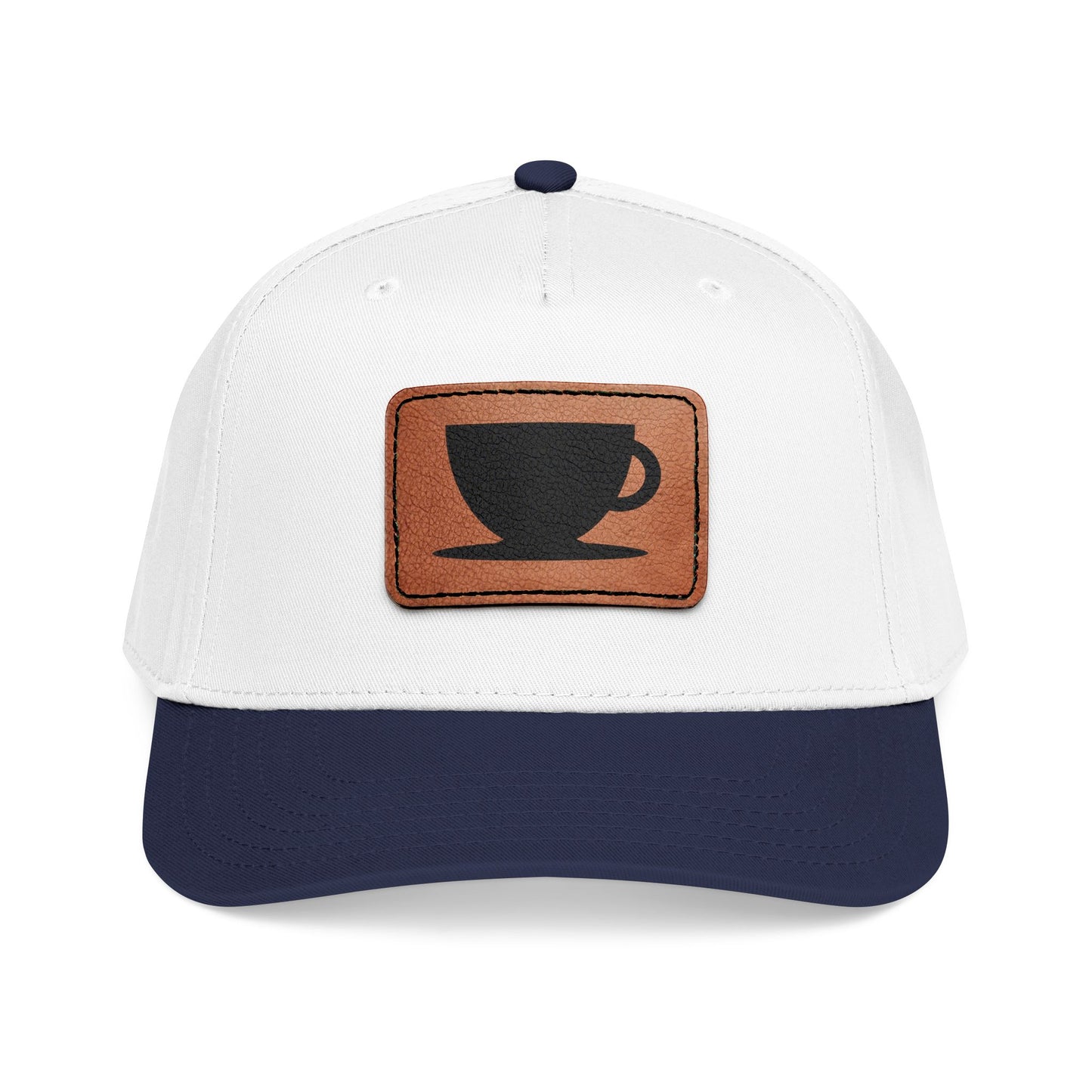 Leather Patch Cap - Cappuccino - 28 colors