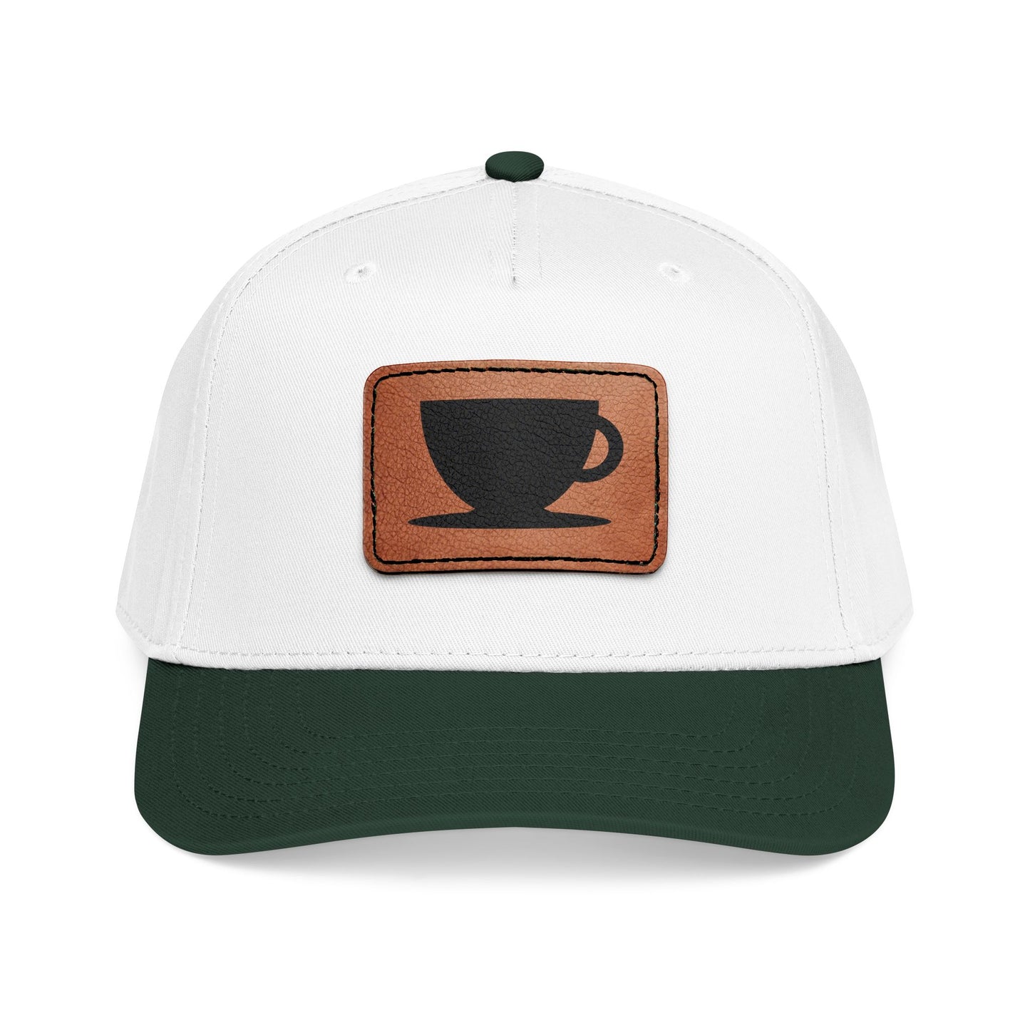 Leather Patch Cap - Cappuccino - 28 colors