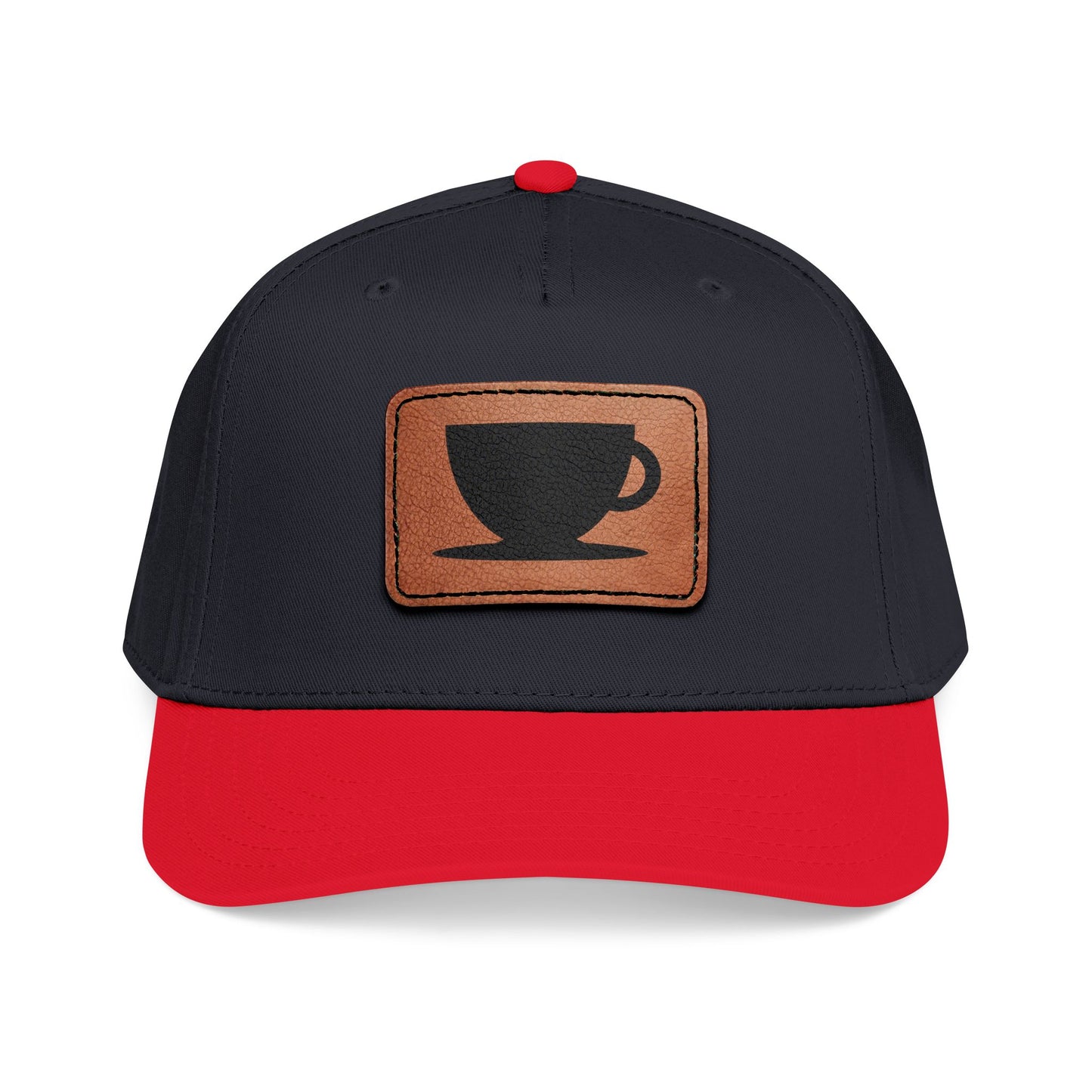 Leather Patch Cap - Cappuccino - 28 colors