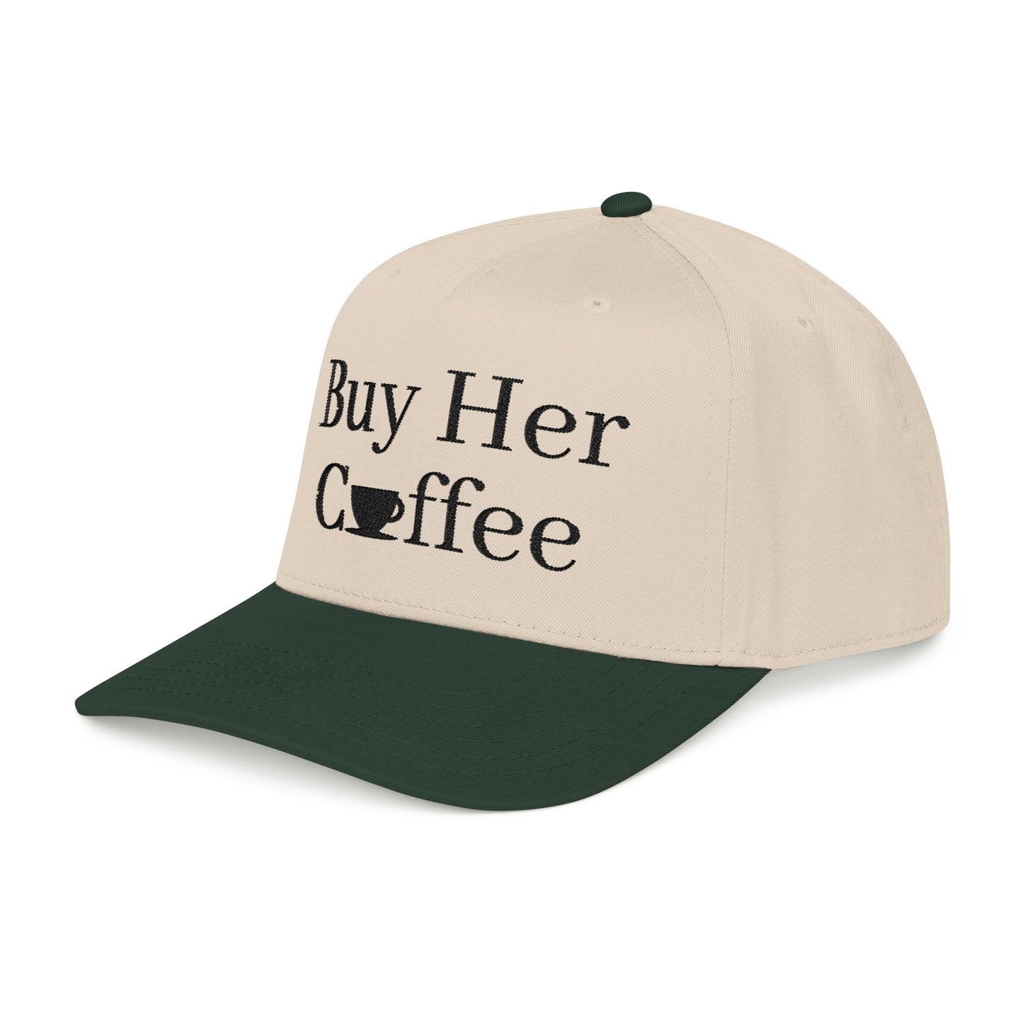 Curved Cap - Buy Her Coffee!