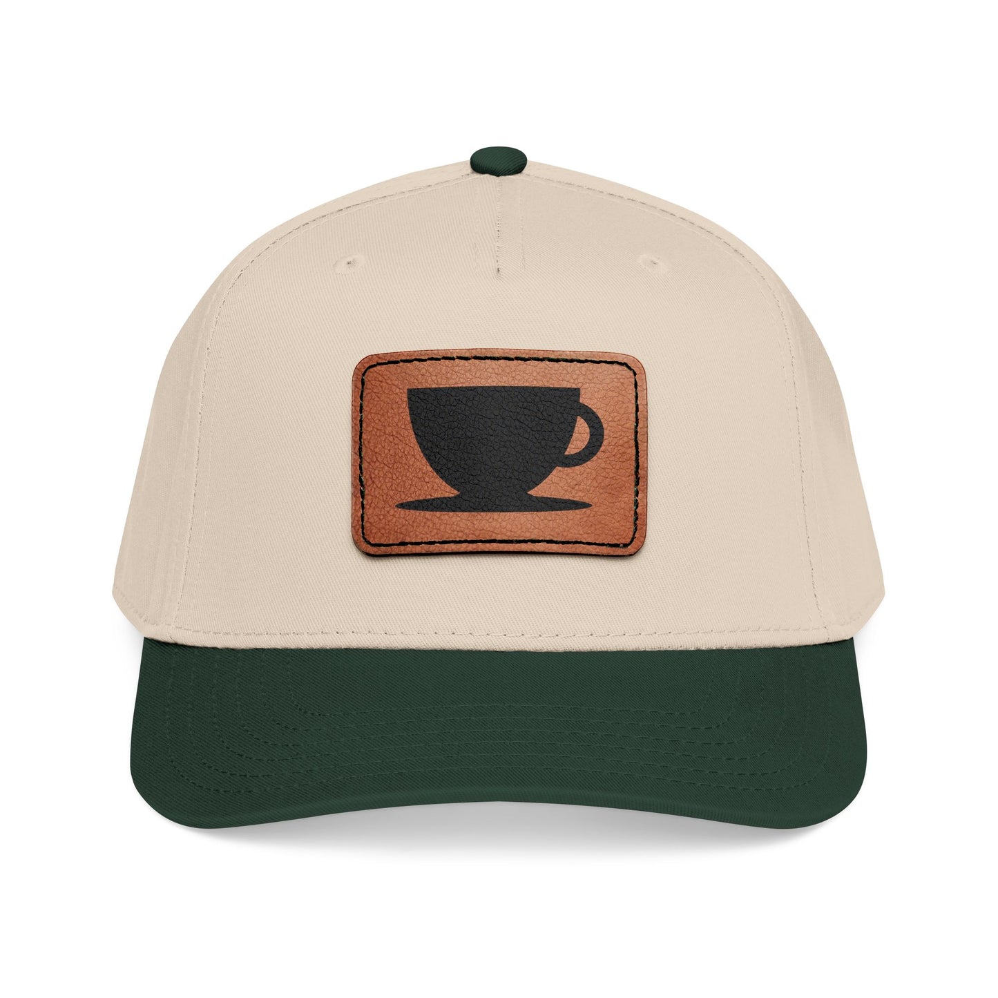 Leather Patch Cap - Cappuccino - 28 colors