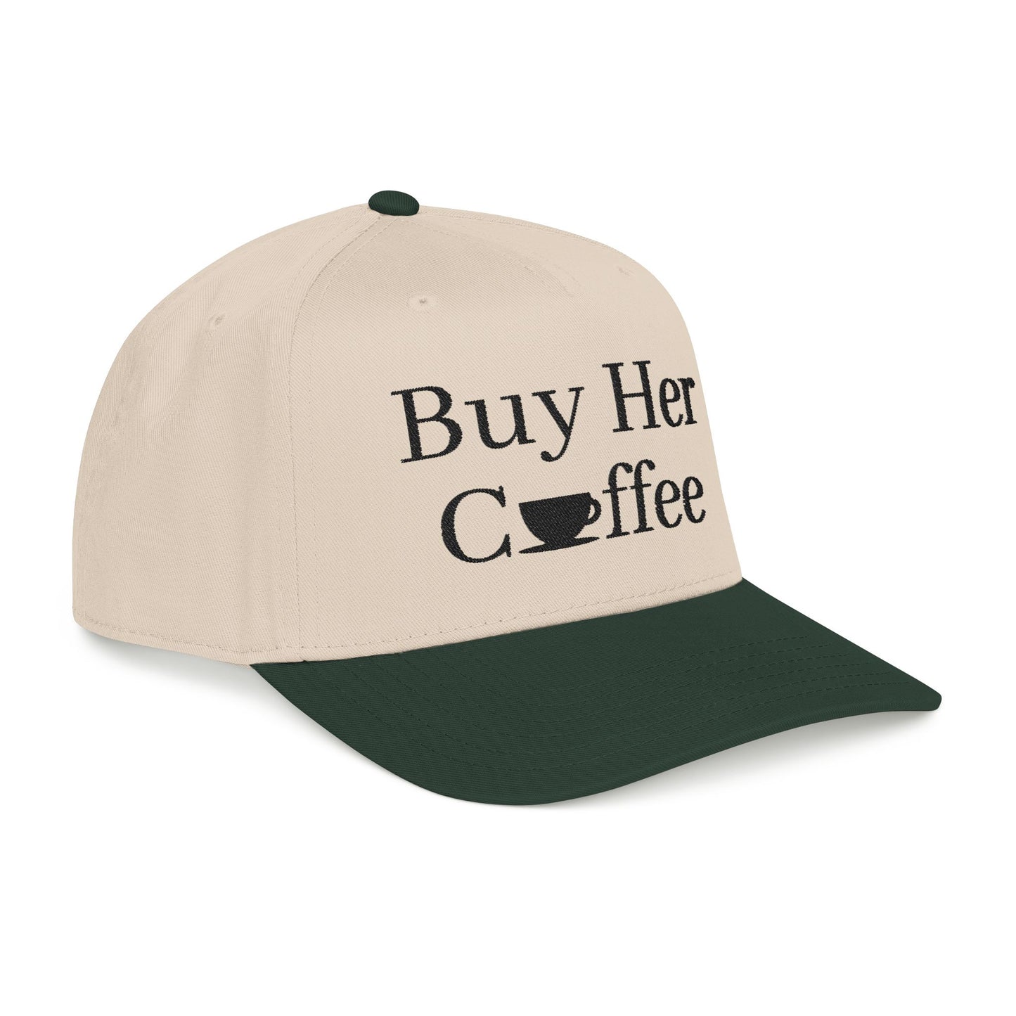 Curved Cap - Buy Her Coffee!