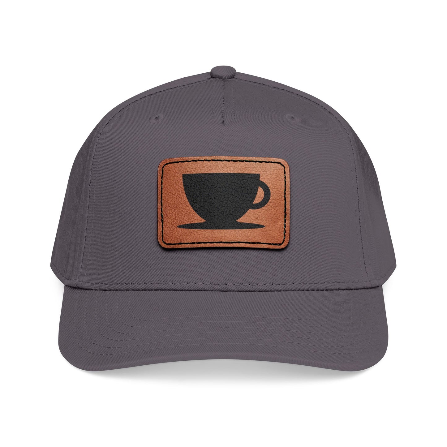 Leather Patch Cap - Cappuccino - 28 colors