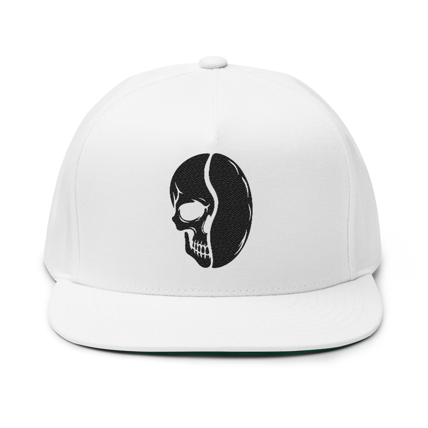 Flat Cap — Skull Coffee Bean