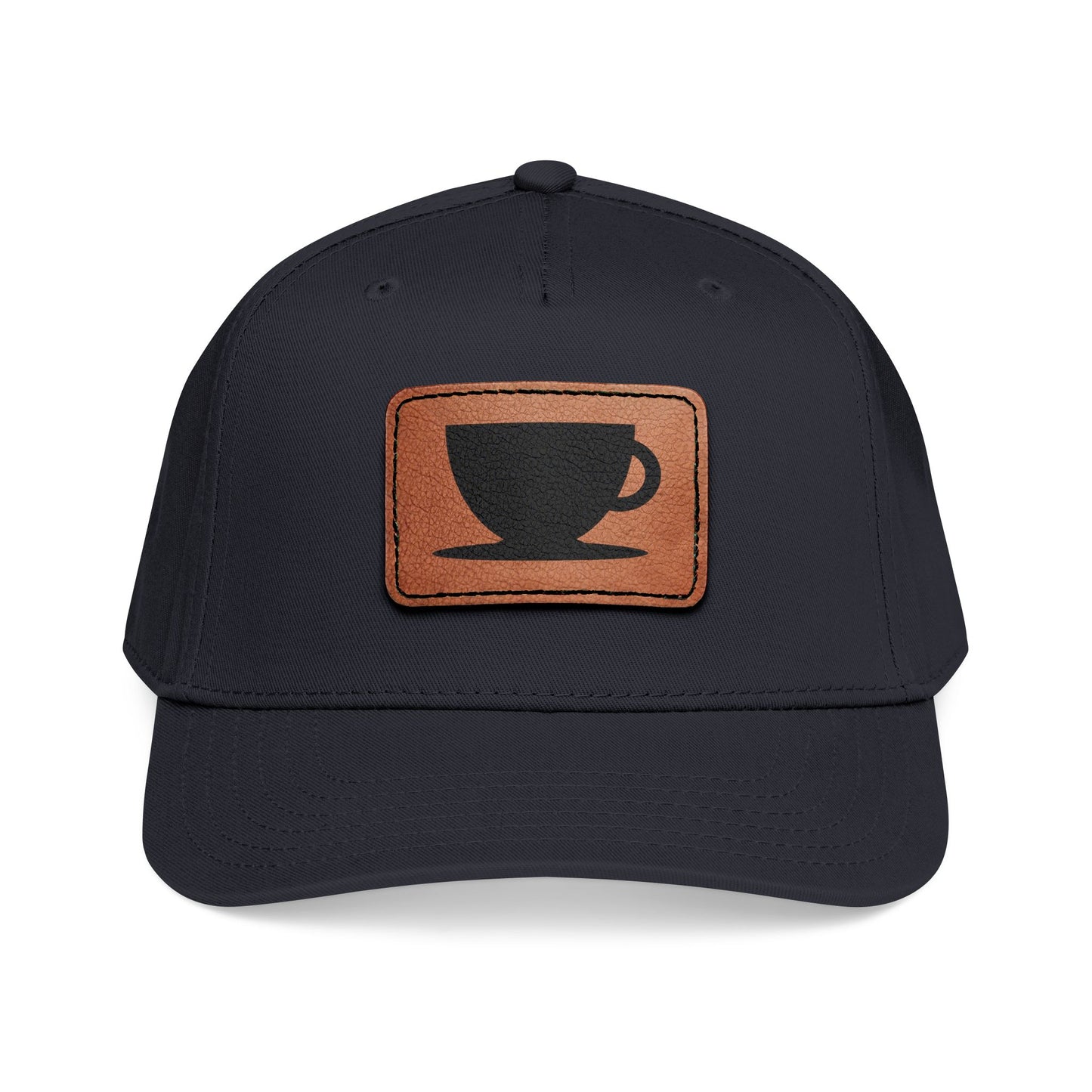 Leather Patch Cap - Cappuccino - 28 colors