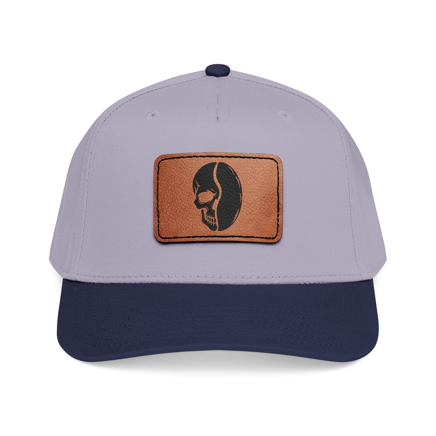 Leather Patch Cap - Skull Bean - 28 colors