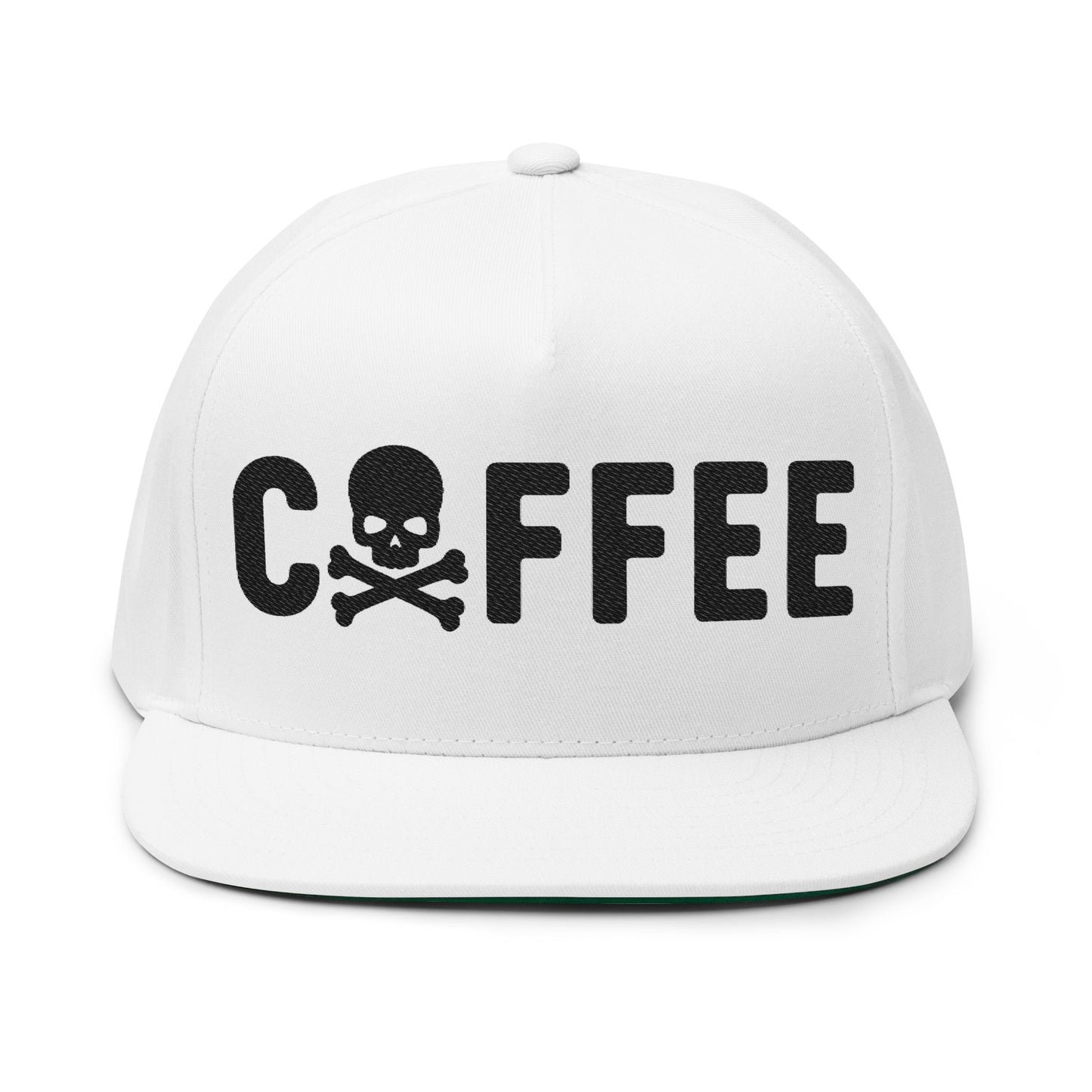 Flat Cap — Coffee Skull