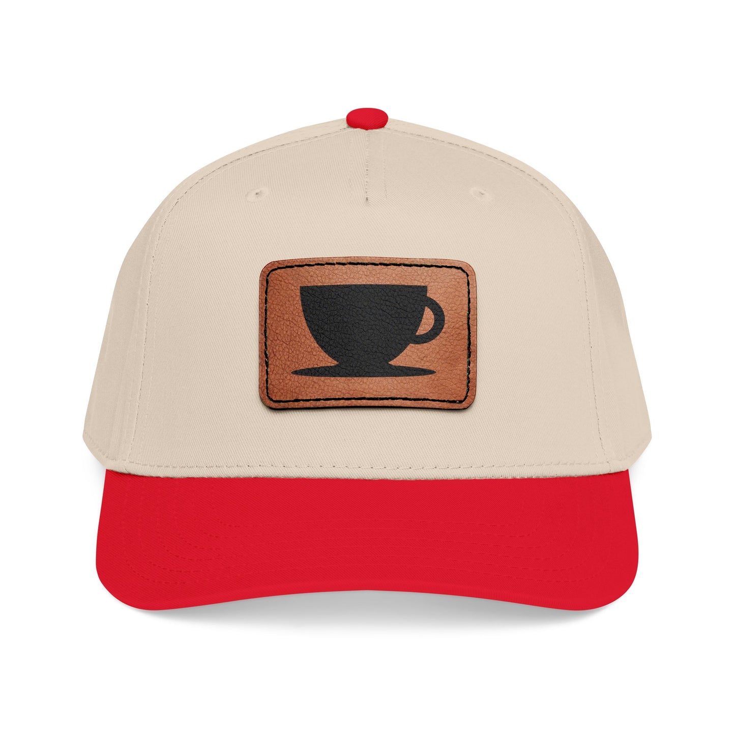 Leather Patch Cap - Cappuccino - 28 colors