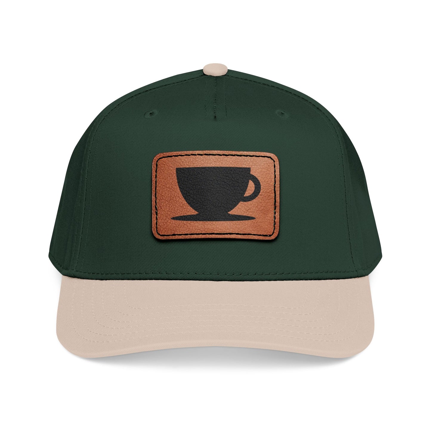 Leather Patch Cap - Cappuccino - 28 colors