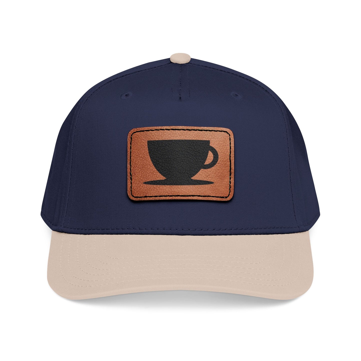 Leather Patch Cap - Cappuccino - 28 colors