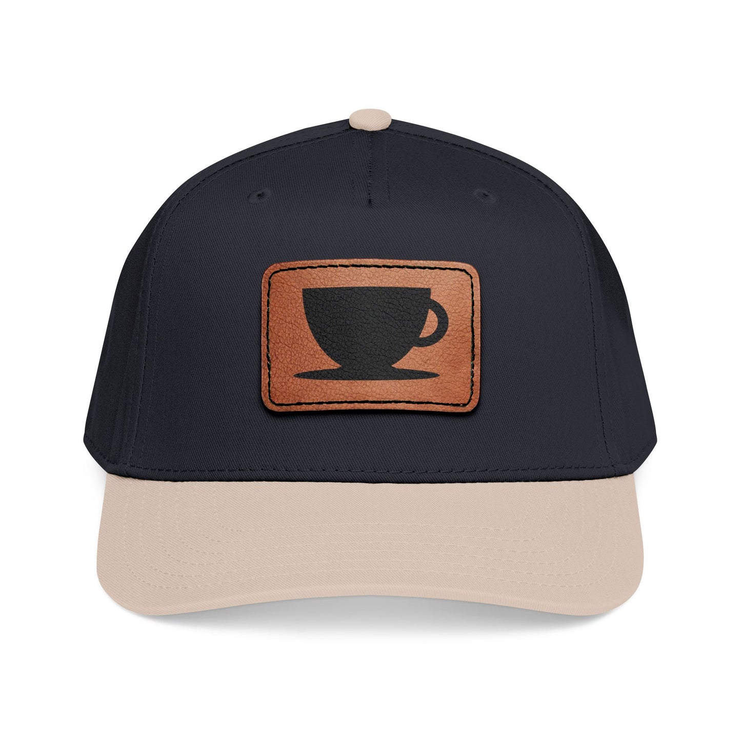 Leather Patch Cap - Cappuccino - 28 colors