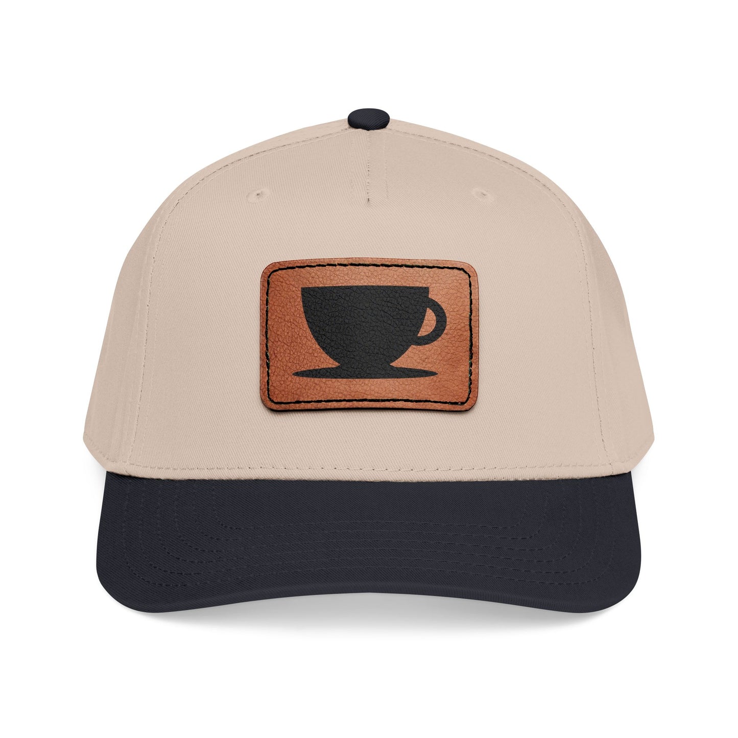 Leather Patch Cap - Cappuccino - 28 colors