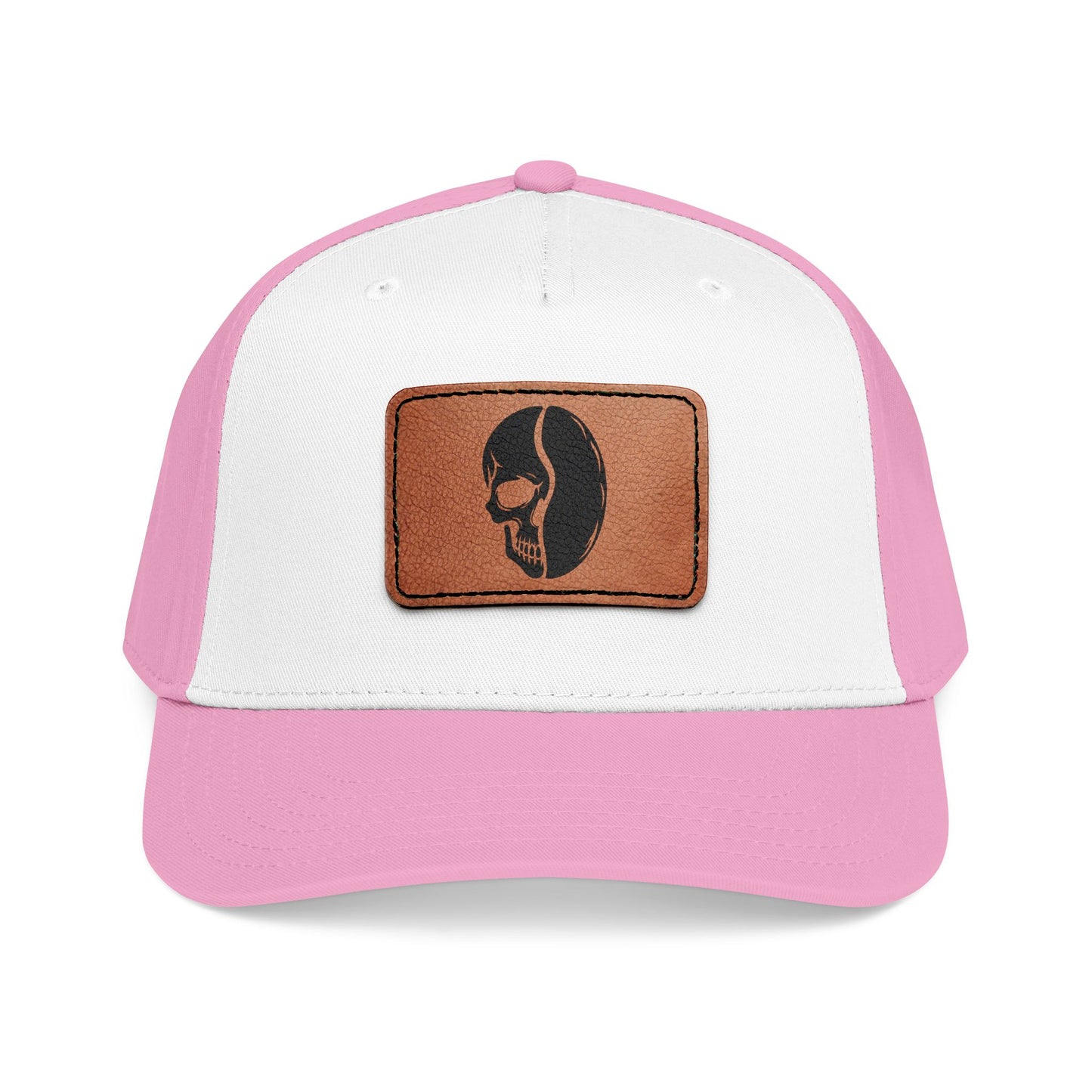 Leather Patch Cap - Skull Bean - 28 colors